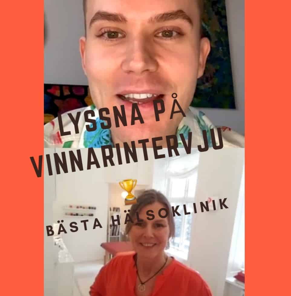 Lyssna på vinnarintervju, Bästa hälsoklinik!